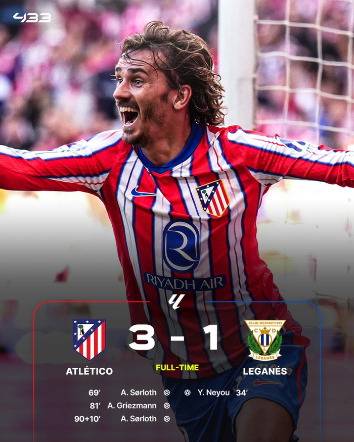 利物浦险胜里昂，格列兹曼统治全场